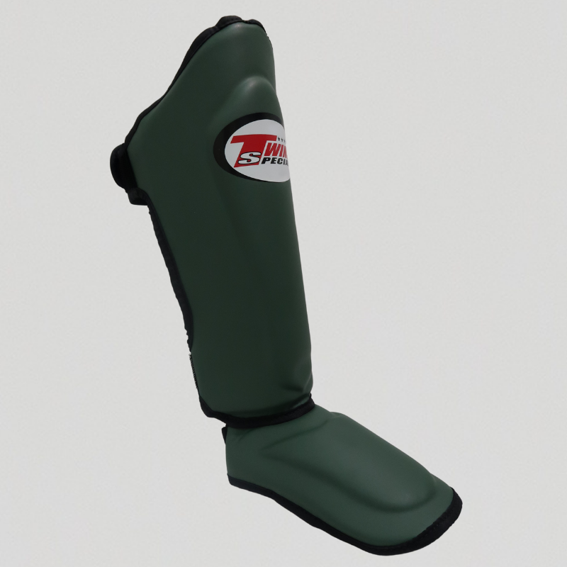 Twins SGS10 Shinguards - Olive Green