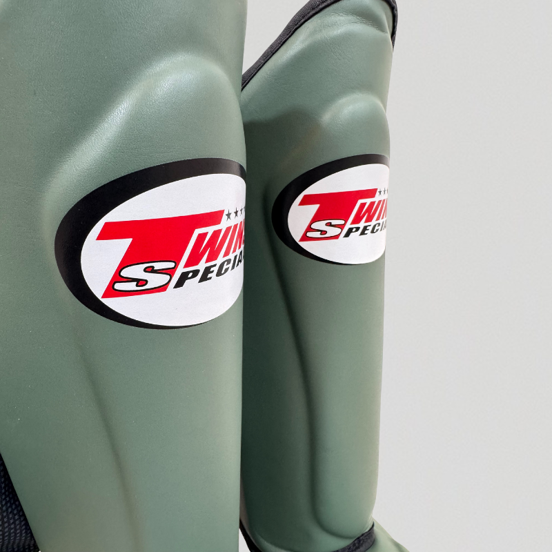 Twins SGS10 Shinguards - Olive Green