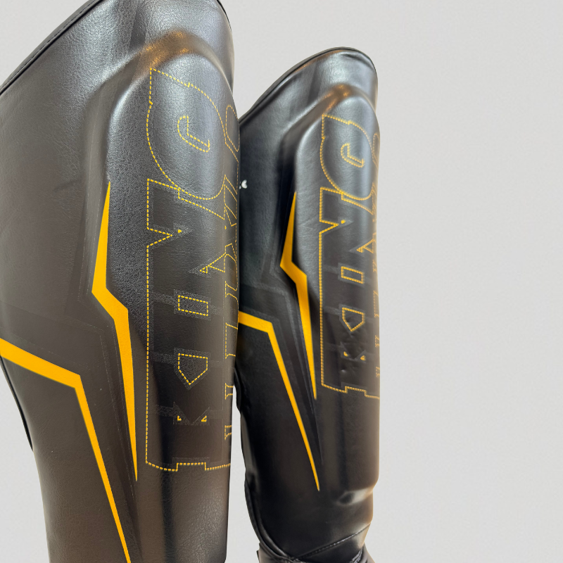 KingPro THOR Shinguards- Black & Gold