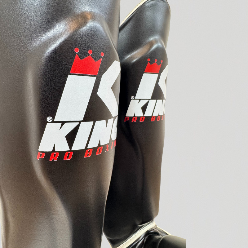 KingPro SG1 SKINTEX Shinguards - Black