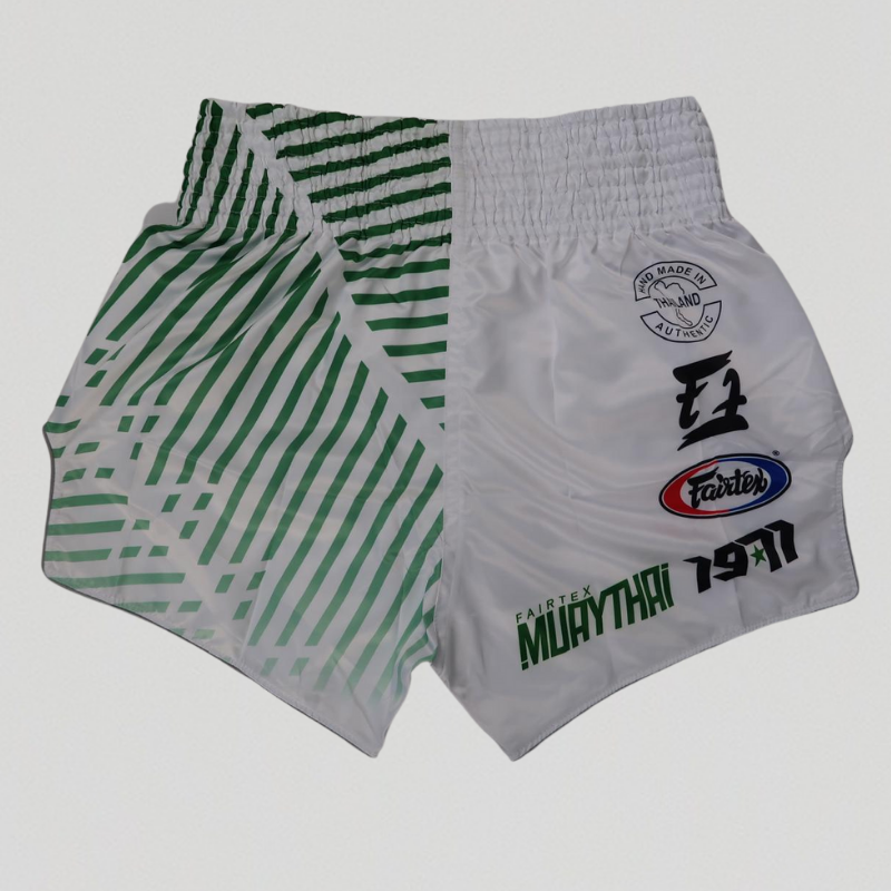 Fairtex BS1923 RACER White Muay Thai Shorts