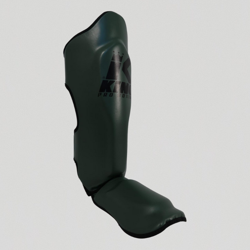 KingPro KPB-SG4 Shinguards  - Olive Green