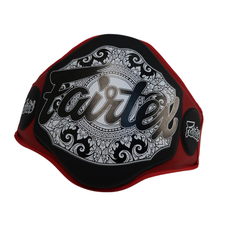 FAIRTEX BPV3 LIGHTWEIGHT BELLY PAD - RED