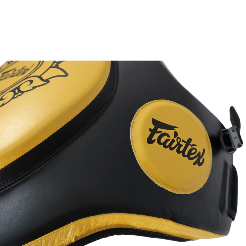 FAIRTEX TV2 TRAINING PROTECTIVE VEST - BLACK & GOLD