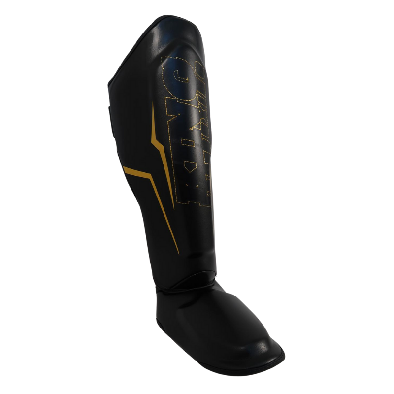 KINGPRO THOR BOXING SHIN GUARDS - BLACK & GOLD