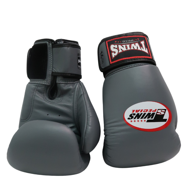 TWINS BGVL3 MUAY THAI GLOVES - GREY