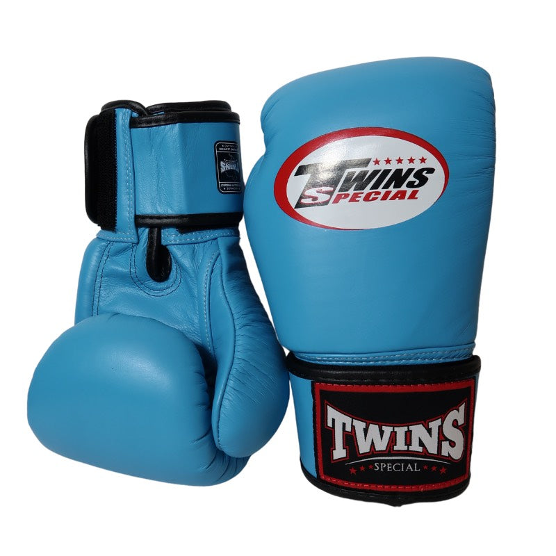 TWINS BGVL3 MUAY THAI GLOVES - LIGHT BLUE